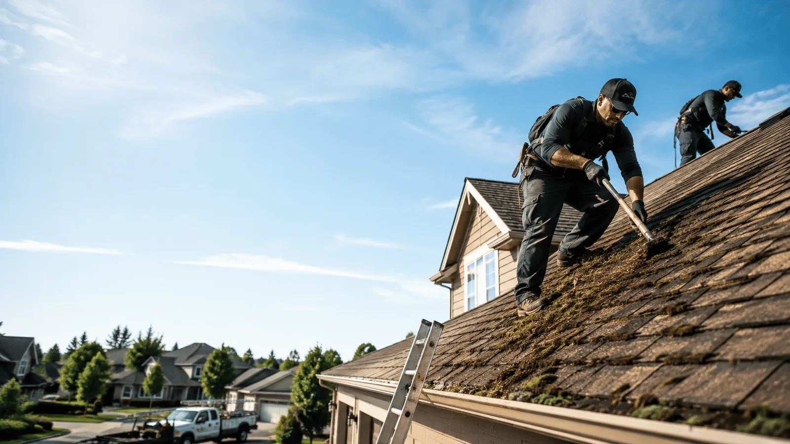 Roof Moss Removal in Clinton, MN near me
